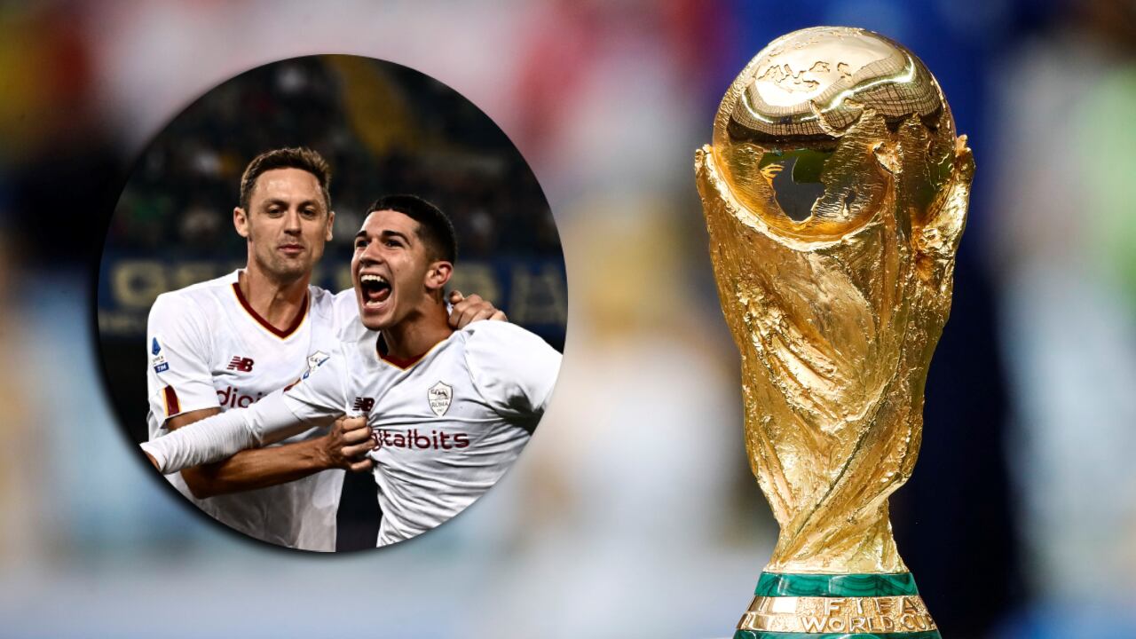 Cristian Volpato es jugador de la Roma de Italia