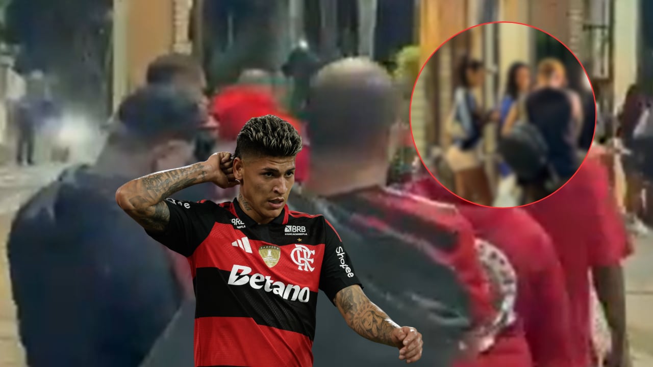 Jorge Carrascal, de Flamengo. Un nuevo lío lo relaciona tras ser expulsado ante Palmeiras