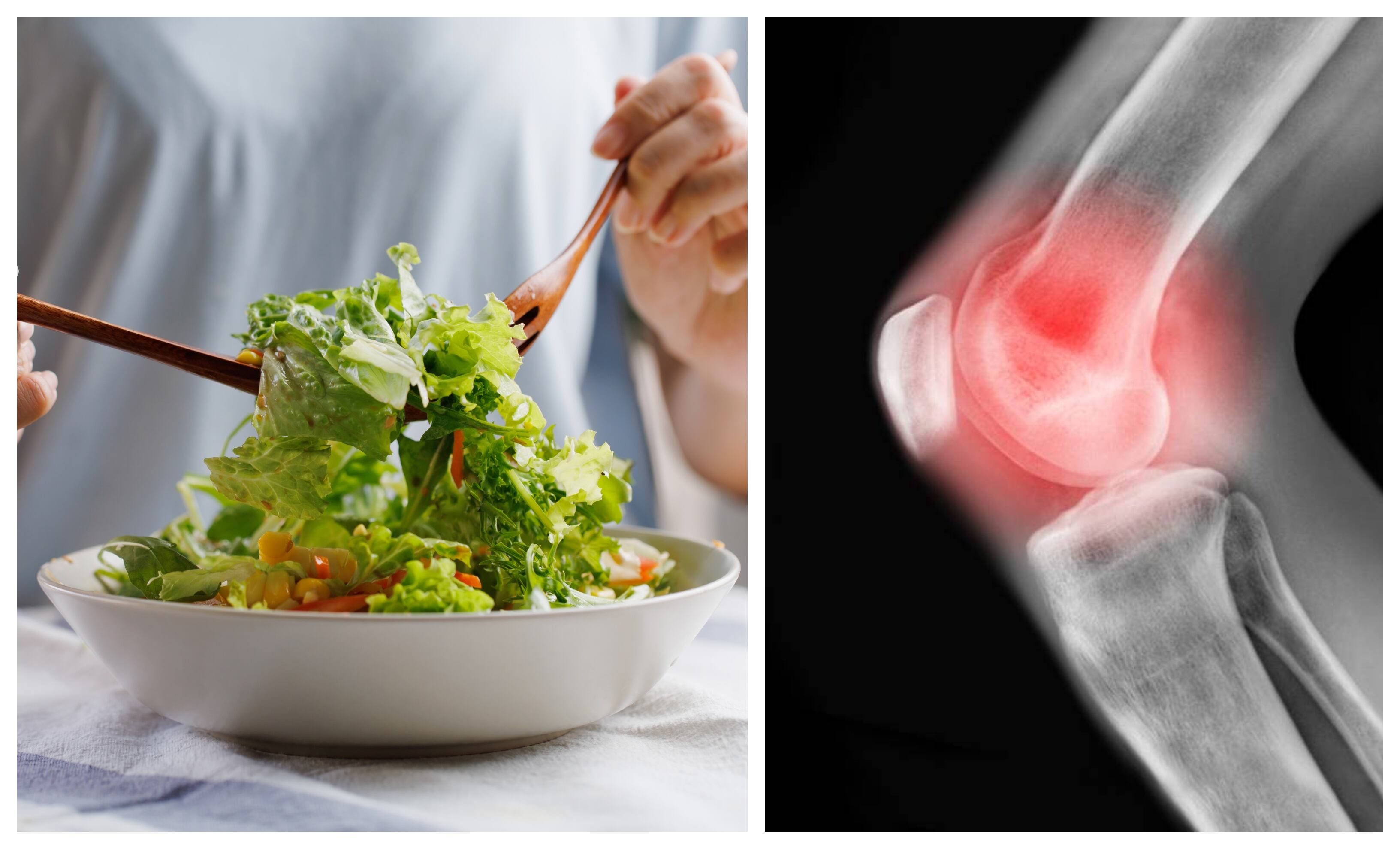 La lechuga es rica en vitamina K, una vitamina liposoluble que es esencial para la formación de tejidos y huesos saludables a través de las proteínas.