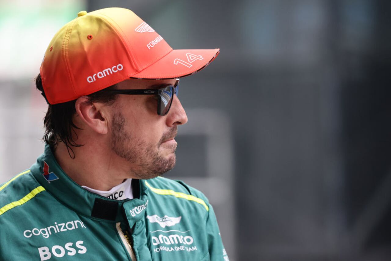 Fernando Alonso durante la clasificación del Gran Premio de España de F1 en el Circuito de Barcelona-Catalunya.