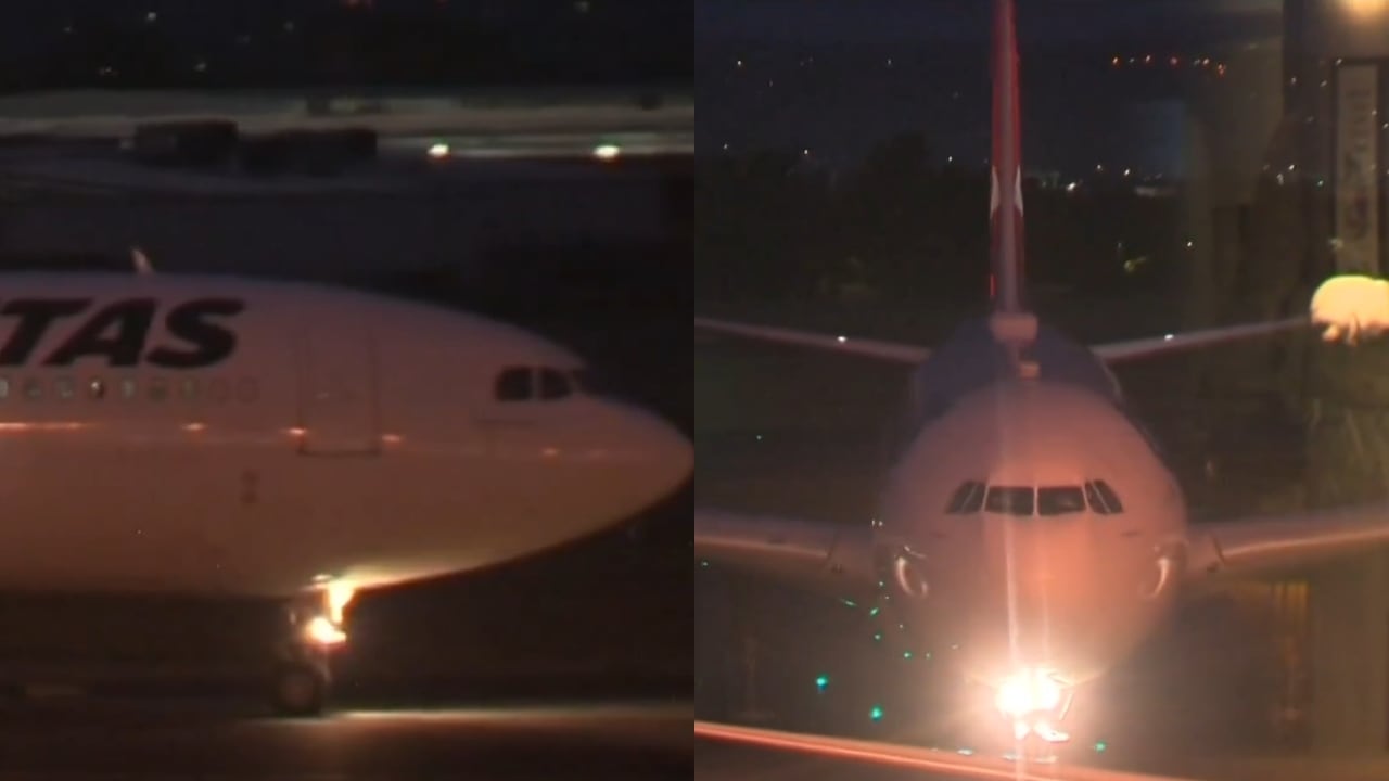 El avión terminó aterrizando de emergencia hacia las 5:00 de la mañana de este jueves.