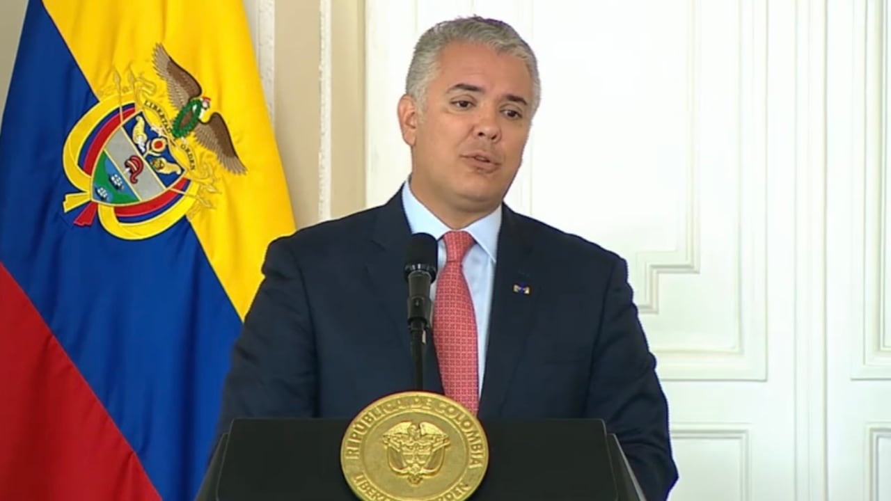 El presidente Iván Duque defendió el crecimiento económico de Colombia.