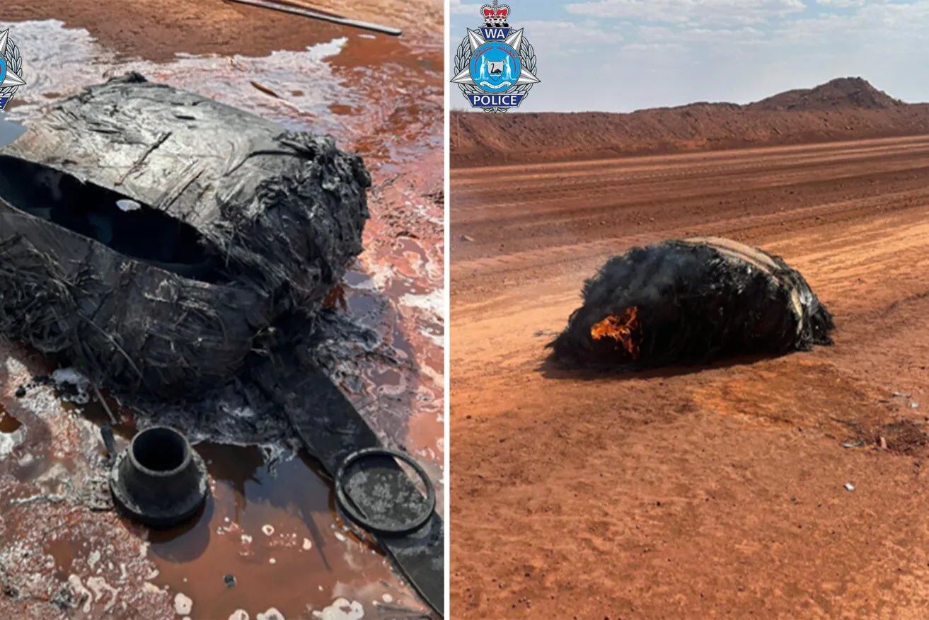 Conmoción por objeto espacial sin identificar