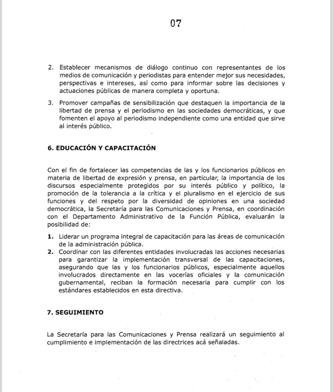 Directiva Presidencial