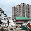 Una estela de destrucción dejó el huracán Ian en Fort Myers