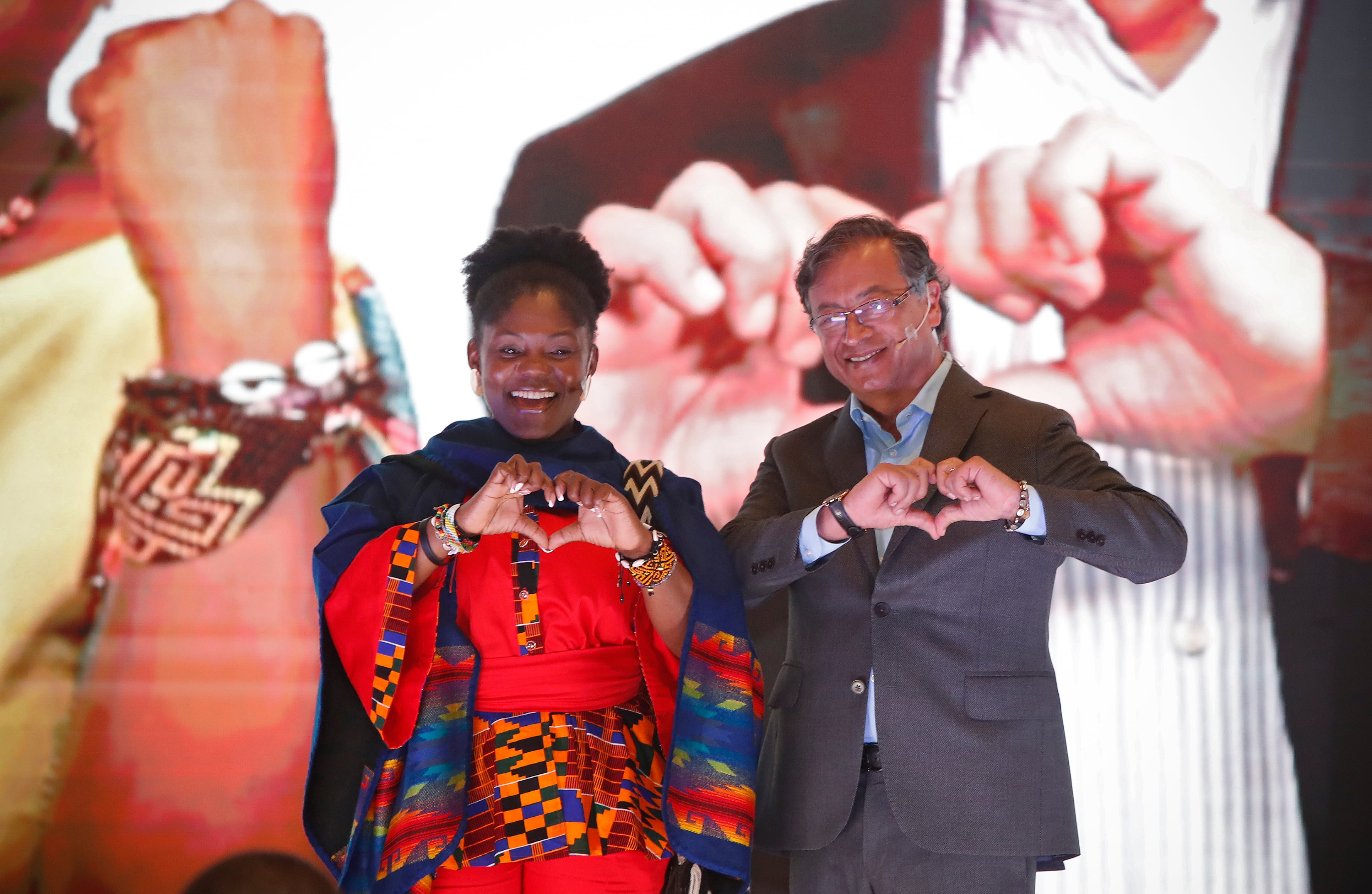Gustavo Petro tomó la decisión de designar como su fórmula vicepresidencial a la líder ambiental Francia Márquez 
Bogota marzo 23 del 2022
Foto Guillermo Torres Reina / Semana