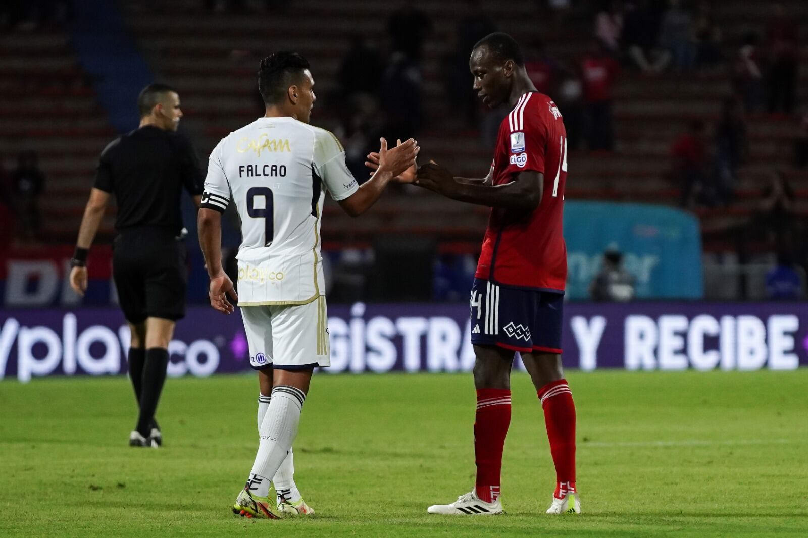 Falcao debutó con Millonarios en el empate ante el Medellín