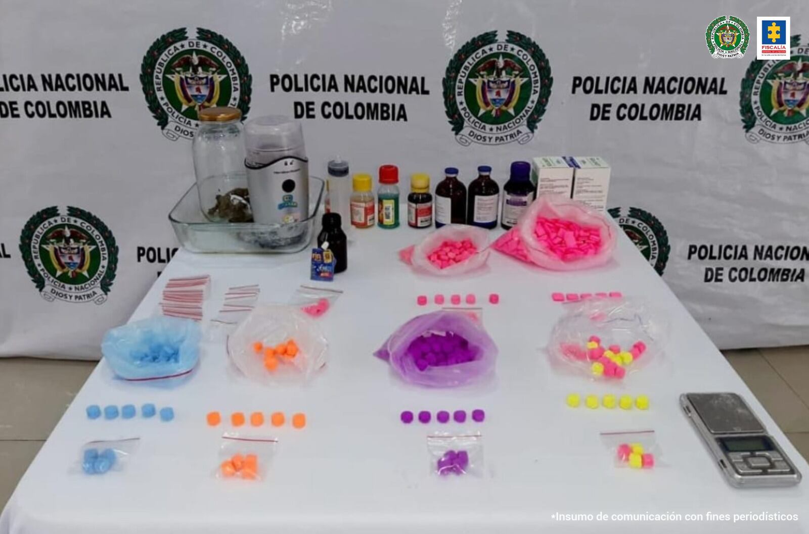 Los estupefacientes fueron encontrados dentro de la vivienda del sujeto enviado a la cárcel.