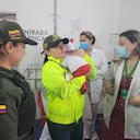 El bebé fue hallado en el sector norte de Bucaramanga.