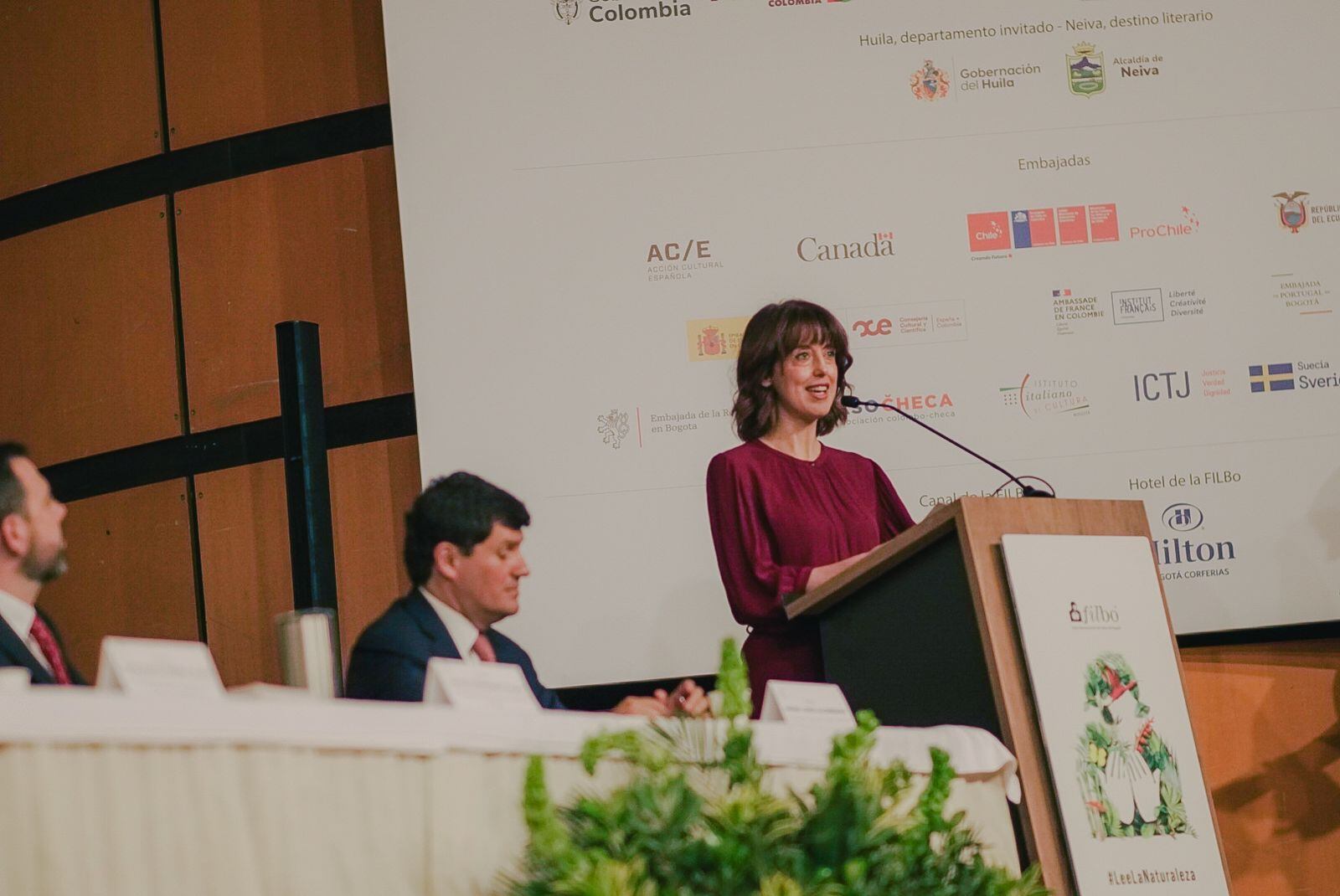 Irene Vallejo, en la inauguración de la FILBo 2024.