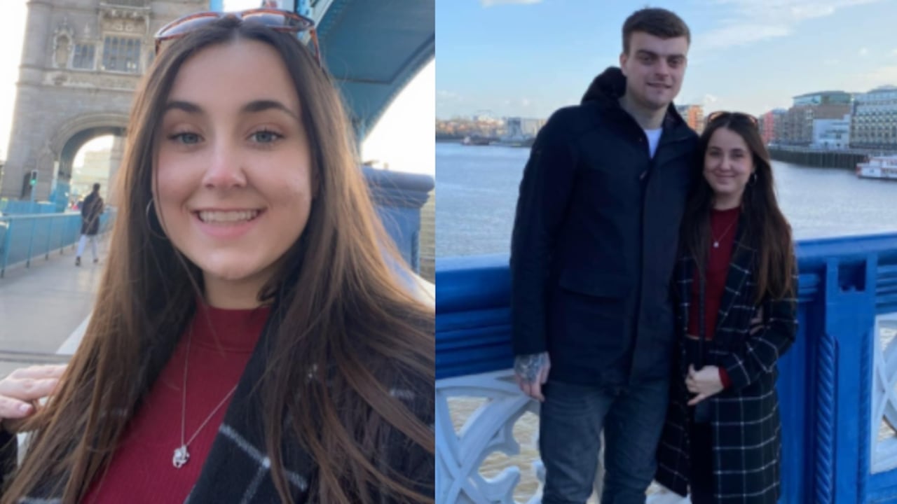 Ashley Wadswoth junto a su novio y presunto asesino Jack Sepple