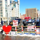 Las manifestaciones del "Convoy de la Libertad" comenzaron el 29 de enero. (Photo by Kadri Mohamed/Anadolu Agency via Getty Images)