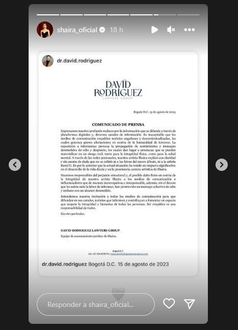 Shaira tomó radical decisión