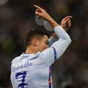 Cristiano Ronaldo marcó dos tantos en menos de 45 minutos