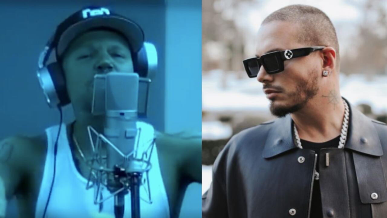 De izquierda a derecha: Residente y J Balvin