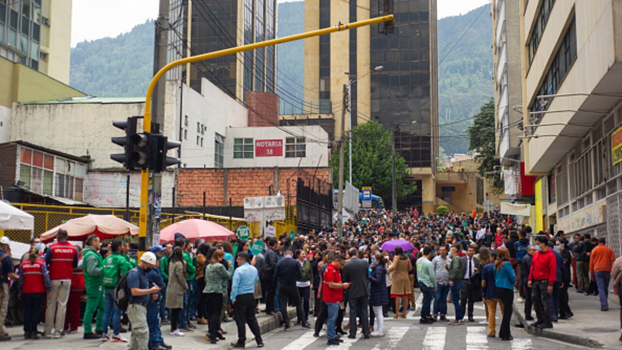 El 4 de octubre de 2022, en Bogotá se realizó un ejercicio de simulación para socializar cómo actuar en caso de terremoto.