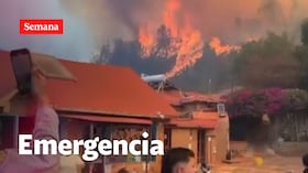 Autoridades a siguen trabajando para controlar el incendio en Villa de Leyva