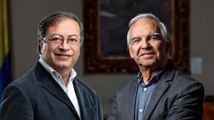 Gustavo Petro con Ricardo Bonilla