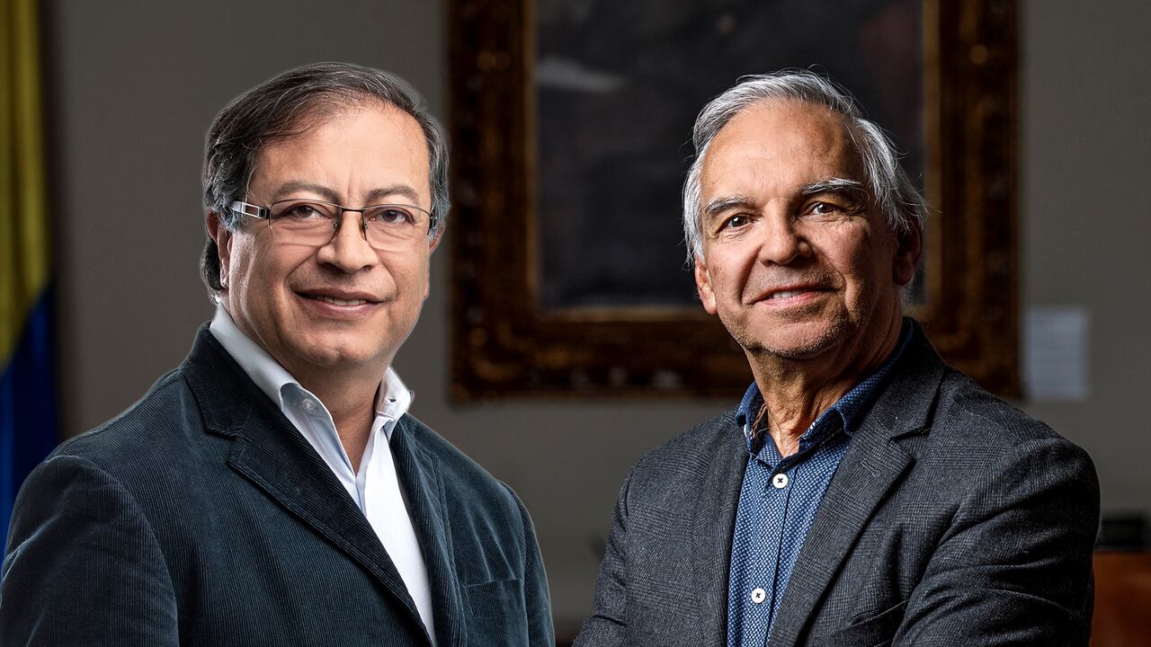 Gustavo Petro con Ricardo Bonilla