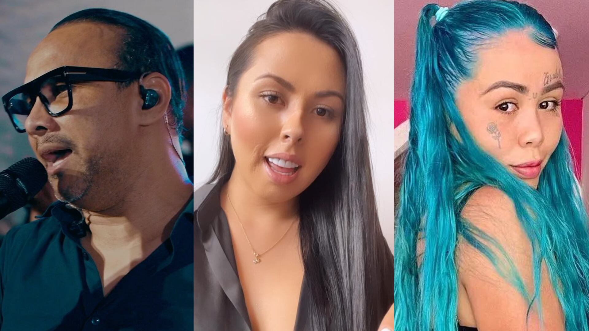 Juliana Calderón no tuvo ningún reparo en acusar de oportunista al compositor. Fotos: Instagram @wilfrancastillo - @keratinajulianacalderonoficial - @yinacalderondjoficial