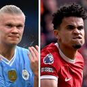 Erling Haaland, Luis Díaz y Martin Odegaard, figuras de la Premier League 2023/24