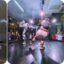 Un humanoide de 75 kilos mostró sus movimientos frente a un creador de contenido.