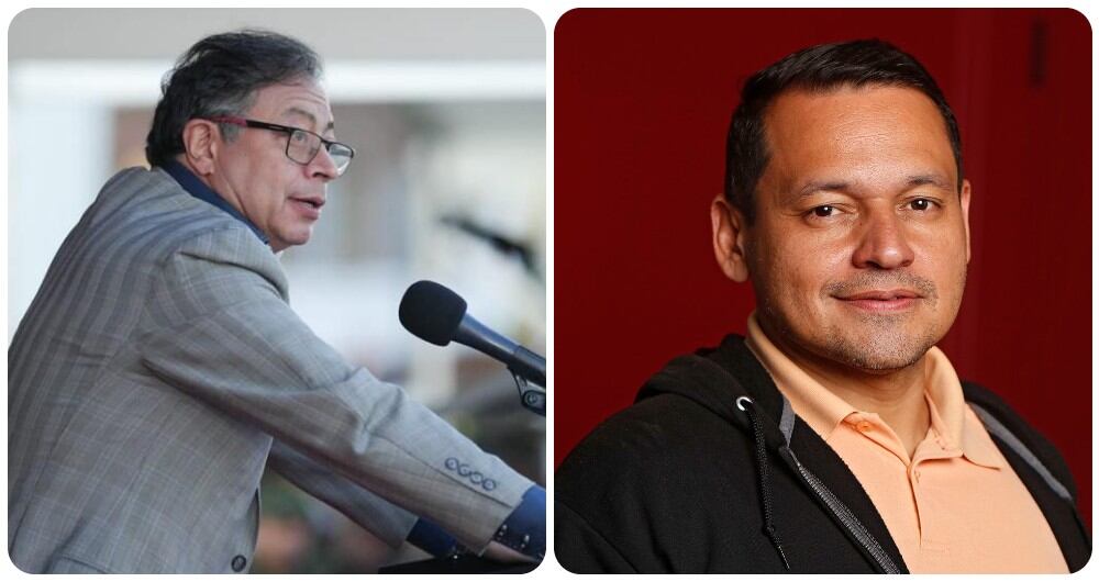 Gustavo Petro y Alejandro Ocampo.