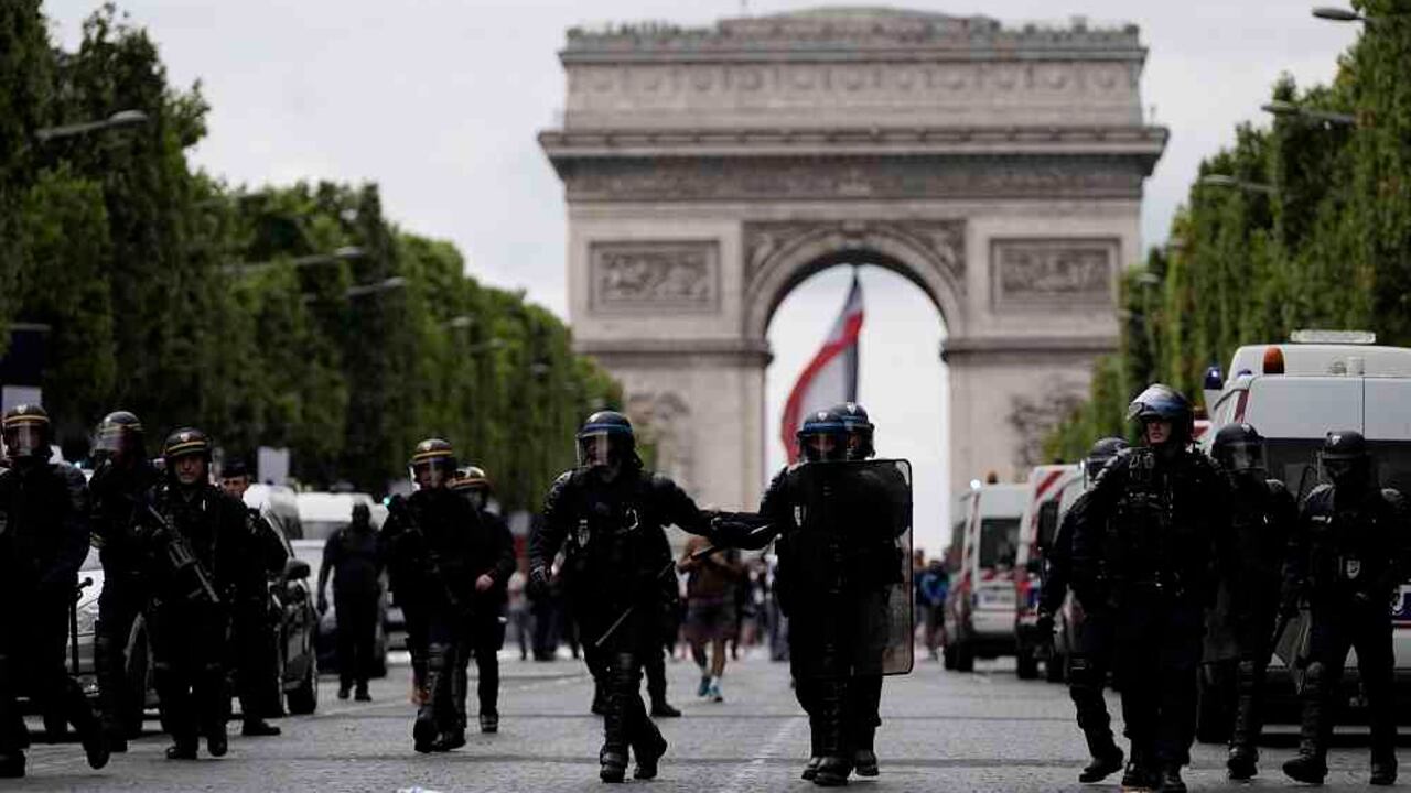 Este 14 de julio, los franceses celebraron su fiesta nacional o Día de la Bastilla. Foto: AFP