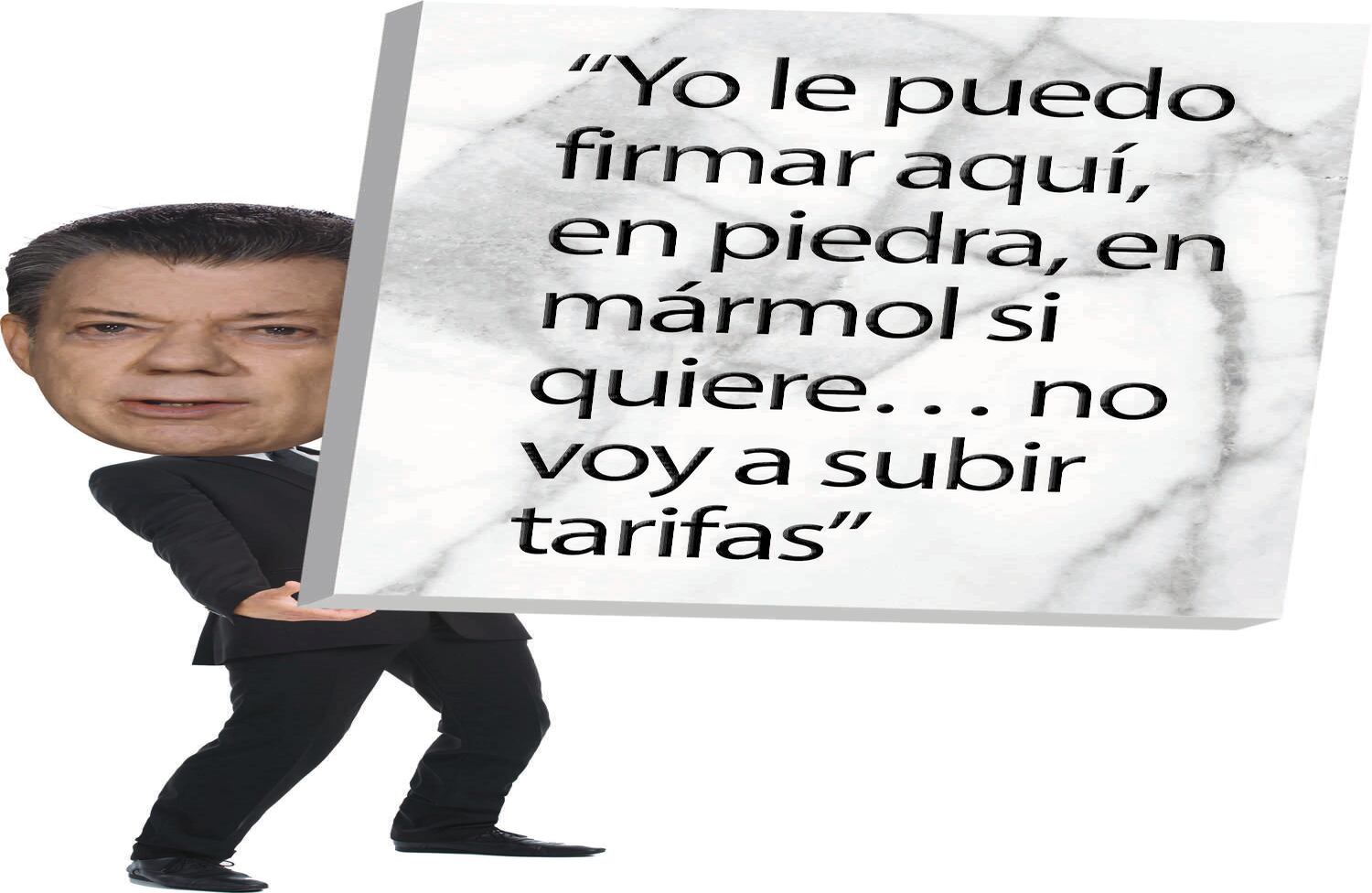 Juan Manuel Santos. Eso le dijo Santos a Antanas Mockus en un debate de la campaña presidencial de 2010. La representante Lozano lo recordó el Día de los Inocentes, luego de la aprobación  del nuevo paquete tributario que incluye un aumento del IVA del 16 al 19 %.