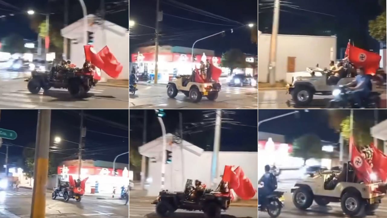 El equipo involucrado en la “caravana nazi” ofreció disculpas públicas por el “malentendido”.