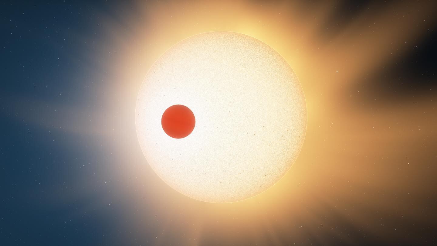 Foto de referencia del exoplaneta ultracaliente LTT9779b