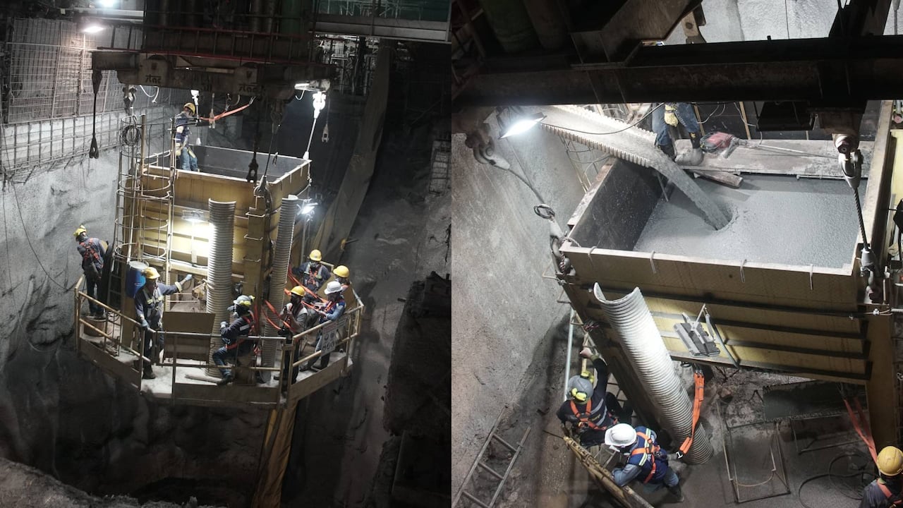 Trabajos en Hidroituango.