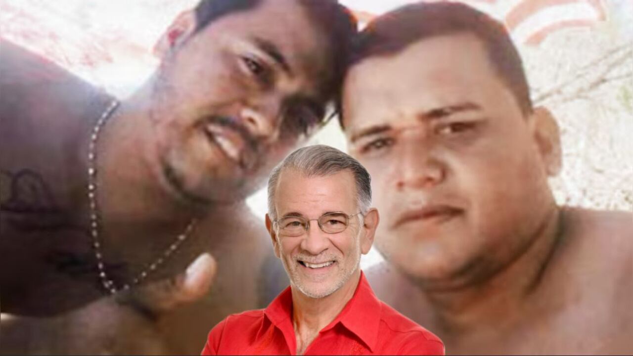 Digno Palomino, Jorge Díaz y el gobernador del Atlántico, Eduardo Verano.