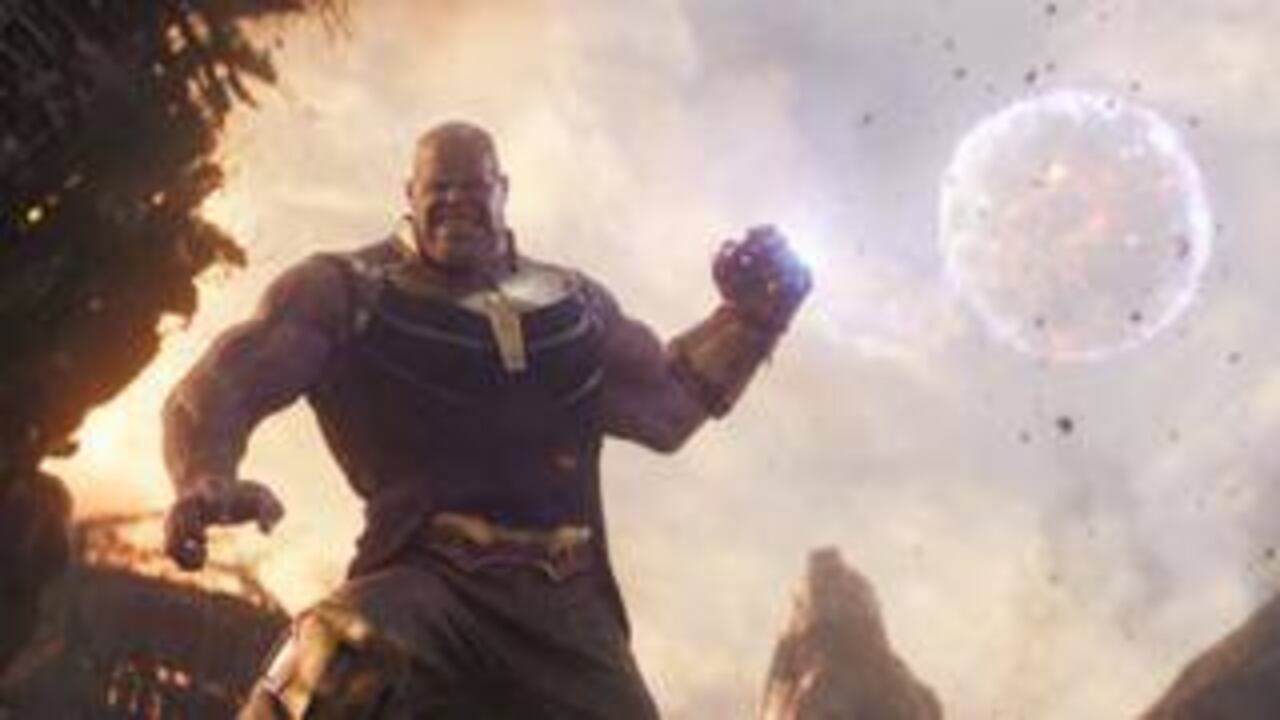 Thanos en la película Avengers.