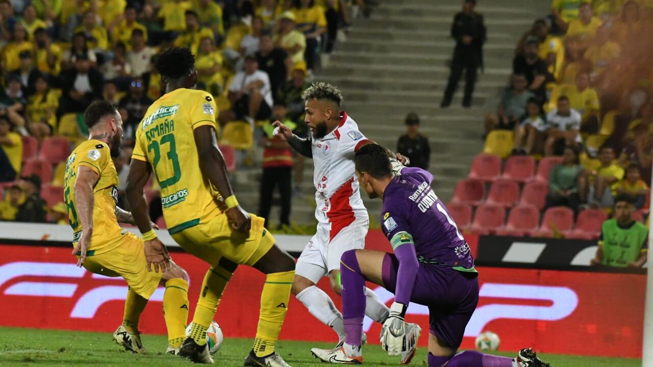 Atlético Bucaramanga lleva cinco partidos sin ganar en el fútbol colombiano