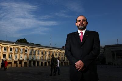 El magistrado Francisco Javier Ricaurte Gómez. 