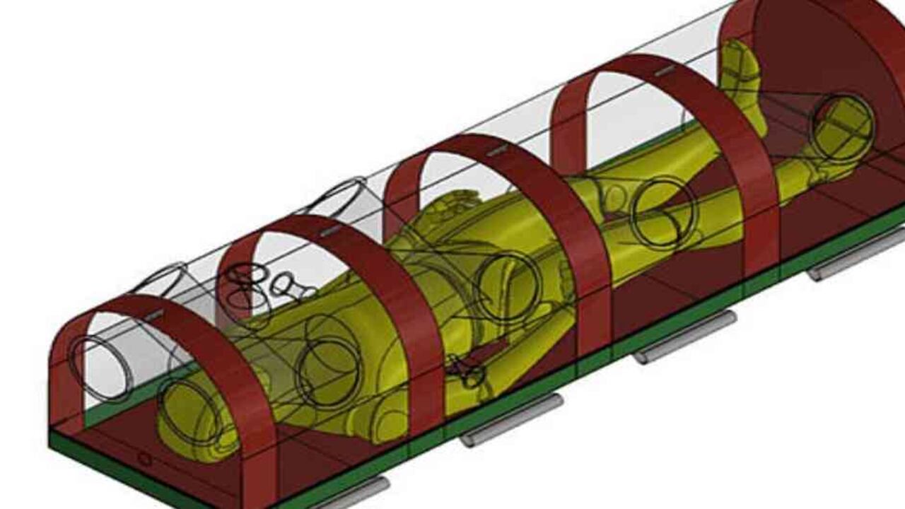 Este es el prototipo del Grupo de Investigación en Diseño de Estructuras Compuestas Avanzadas