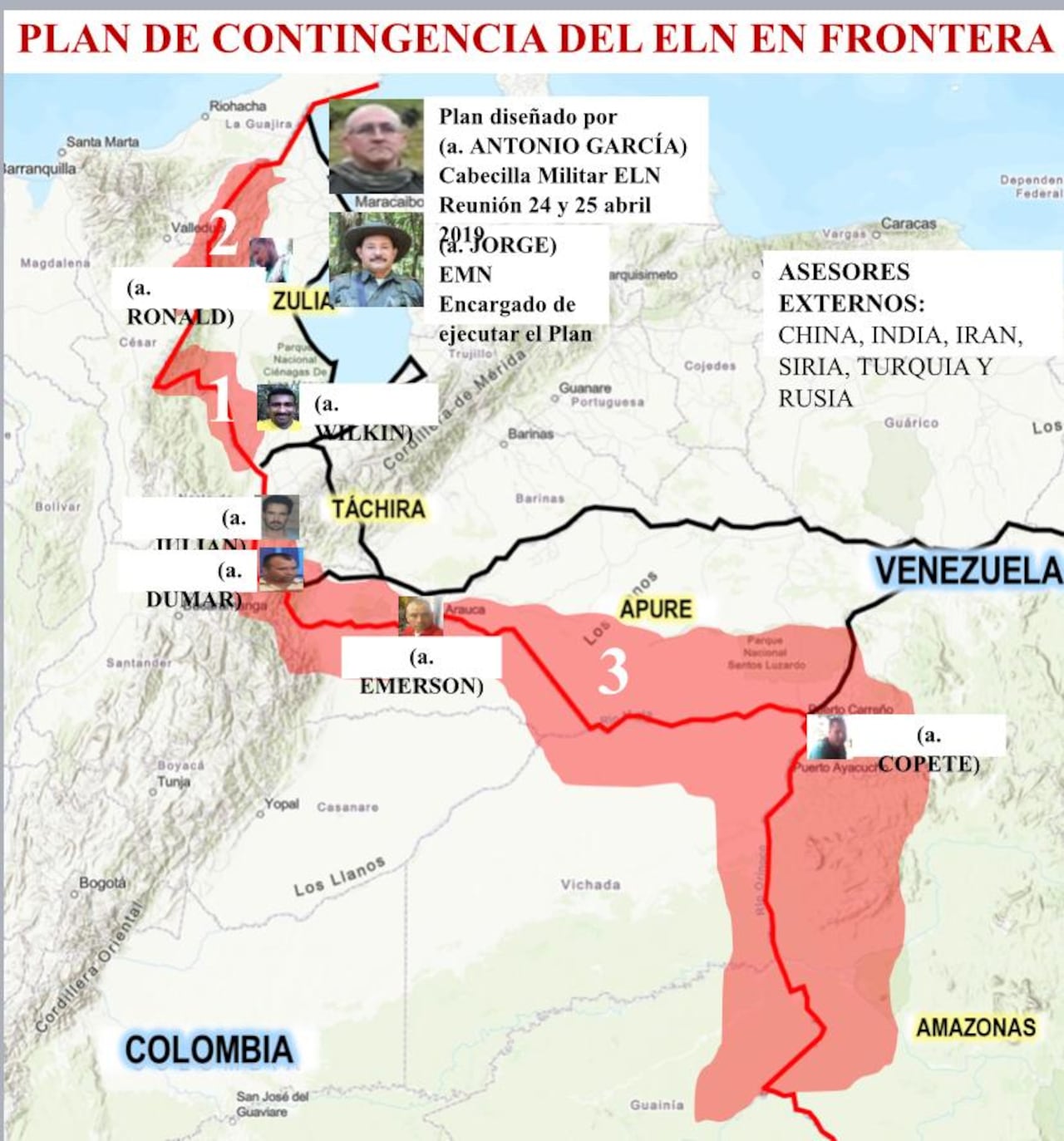 Plan de contingencia del ELN en la frontera Colombia - Venezuela