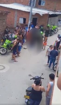 El herido fue hallado en vía pública.