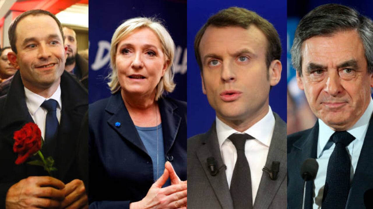 El 23 de abril disputarán la Presidencia el socialista Benoit Hamon, la ultraderechista Marine Le Pen, el independiente Emmanuel Macron y el conservador Francois Fillon. Solo dos pasarán a la segunda vuelta, prevista para el 7 de mayo.