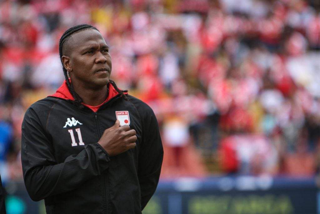 Hugo Rodallega fue titular el sábado en el partido ante Deportes Tolima