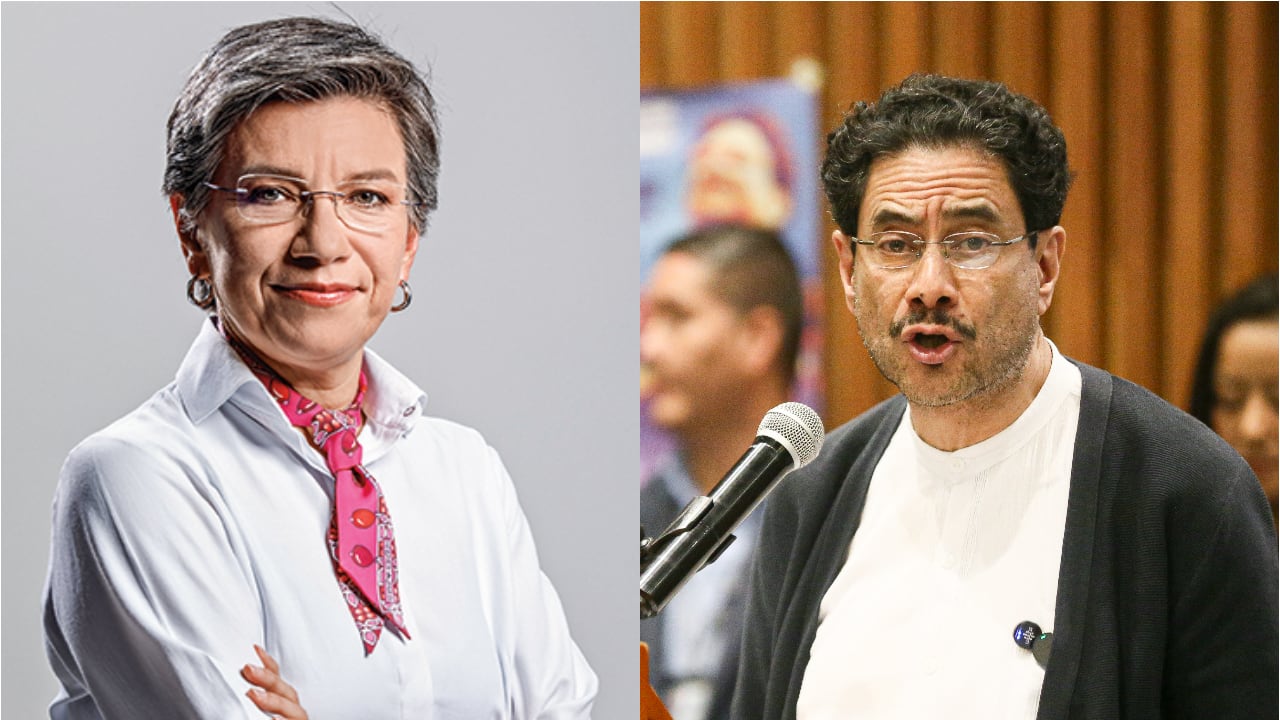 Claudia López e Iván Cepeda.