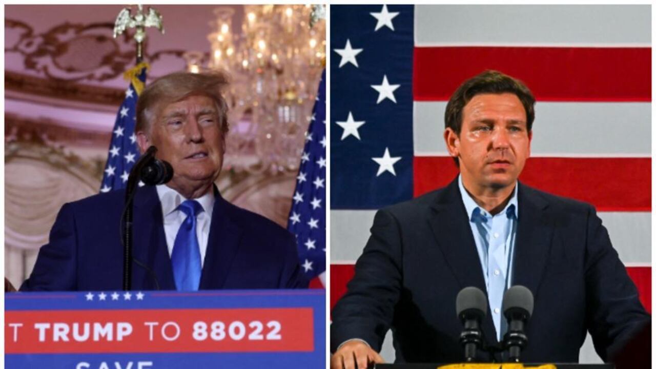 Donald Trump prepara su respuesta contra la candidatura de Ron DeSantis.