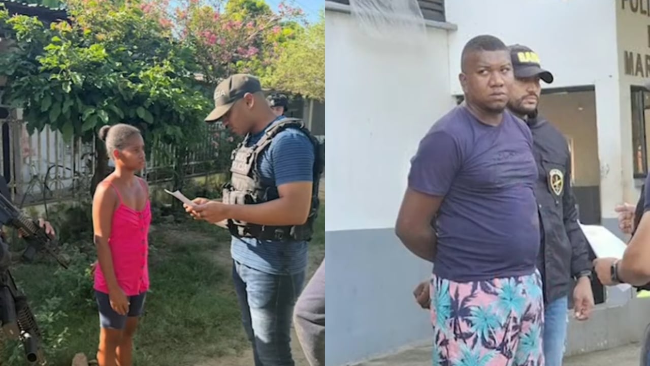 Este es el momento en el que los procesados fueron detenidos.