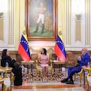 Dinorah Figuera, Delcy Rodríguez y Jorge Rodríguez