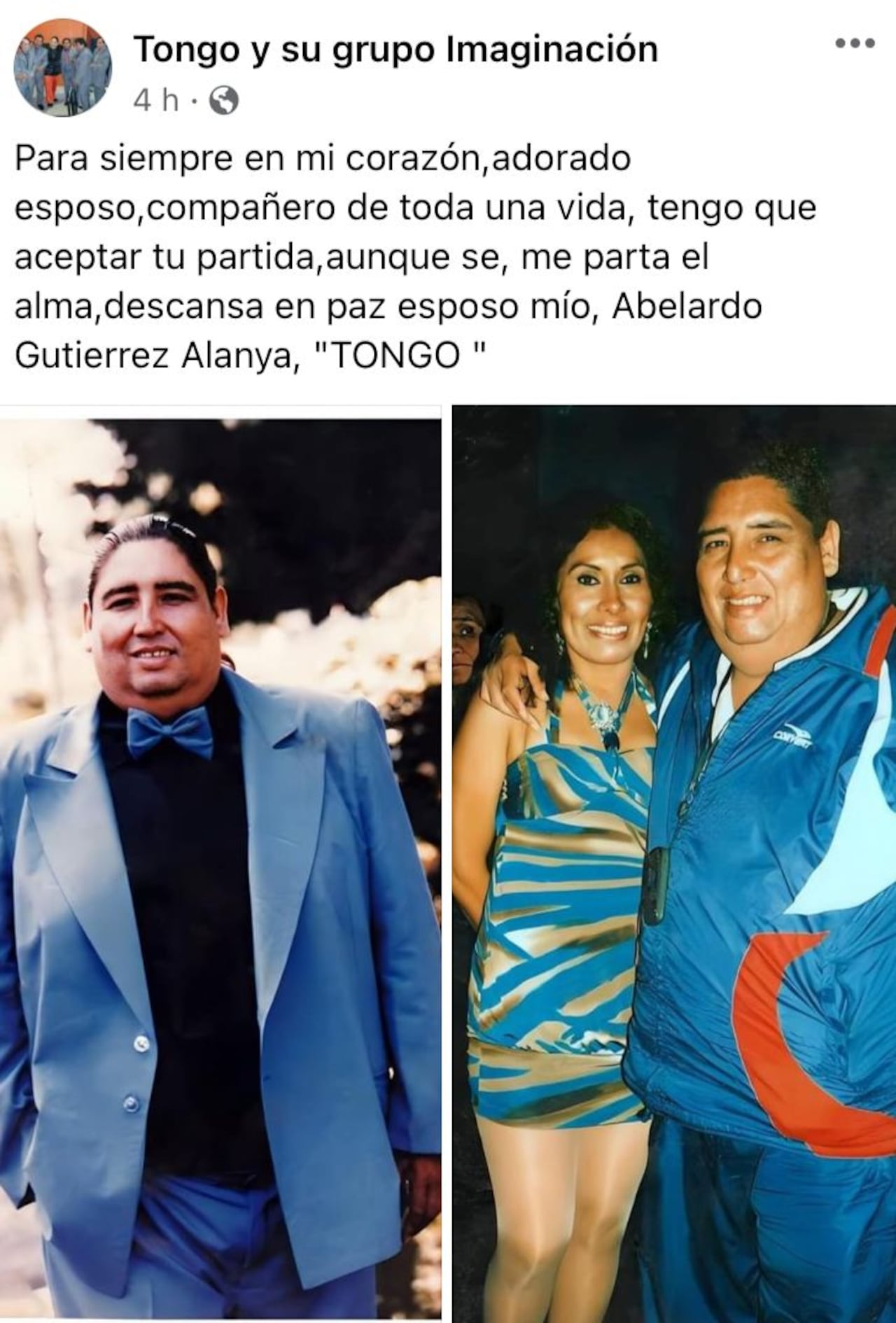 Mensaje de Gladys Lupinta