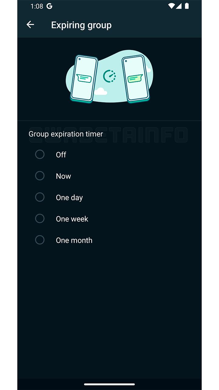WhatsApp permitirá crear chats que expiran.