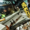 Así quedó el CAI de Arborizadora Alta tras el atentado con explosivos que sufrió