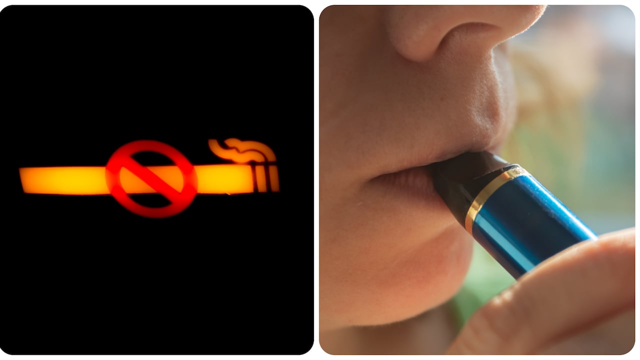 Sacan a un hombre de un avión por vapear