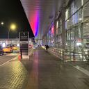 Aeropuerto El Dorado durante paro de taxistas.